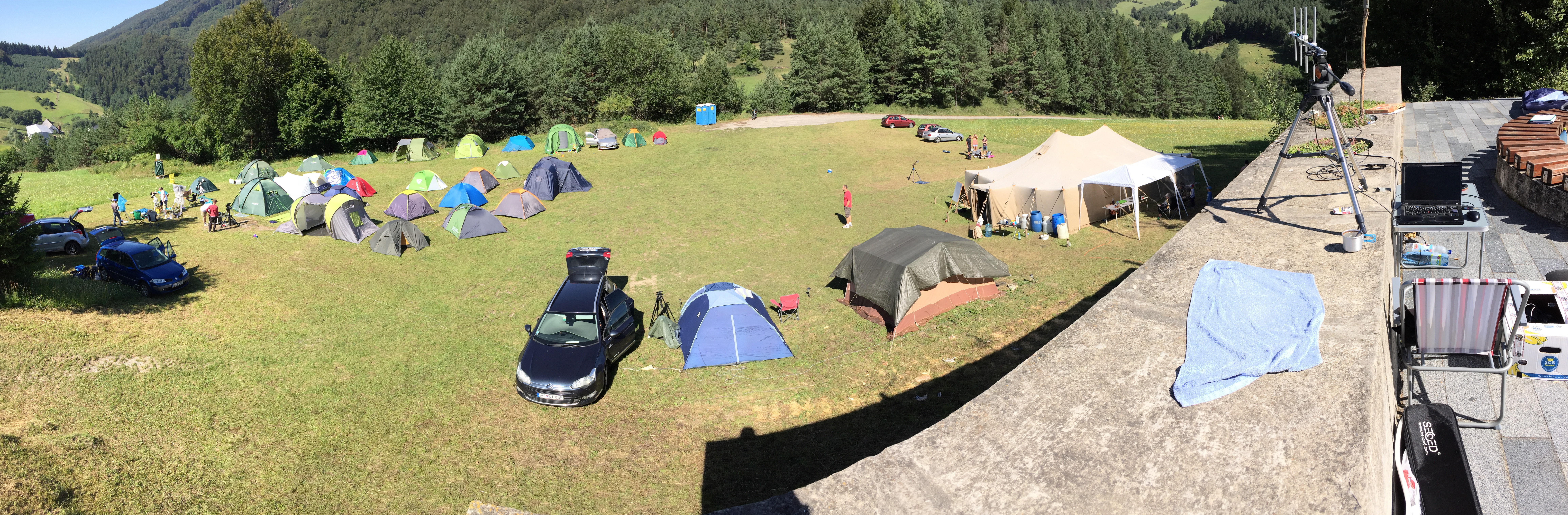 Expedícía Vrchteplá 2016 - stanový tábor