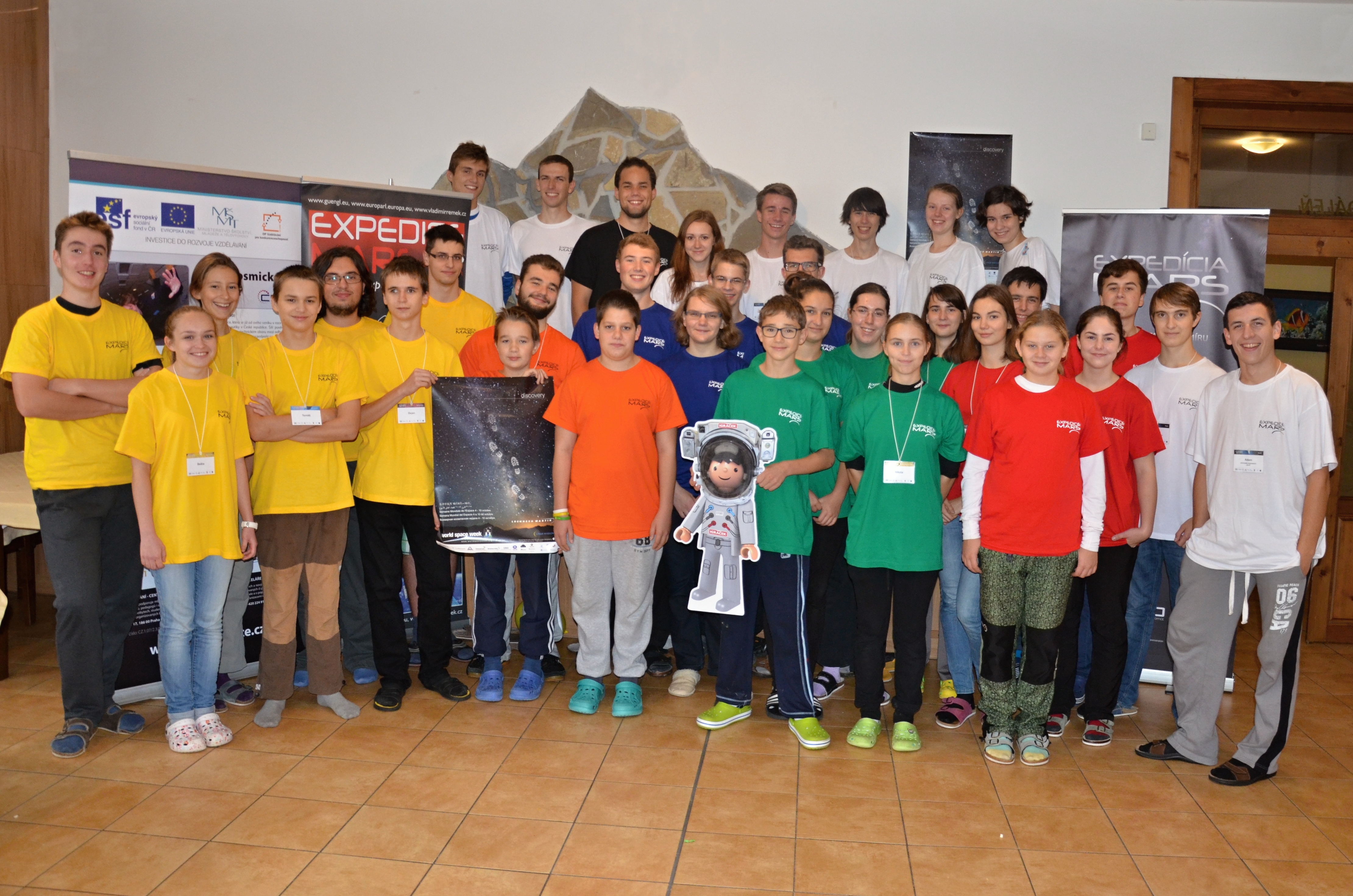 Obr.1: Semifinalisti súťaže Expedice Mars 2015