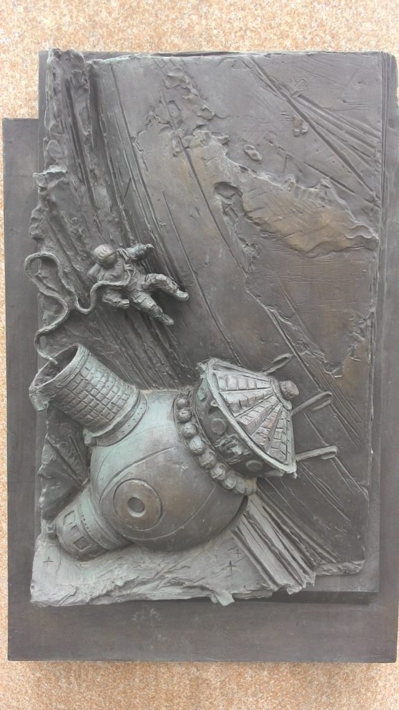 Korolev socha detail