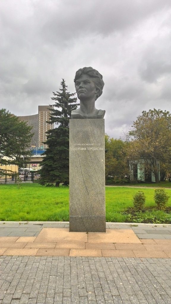 Valentina Tereskovova socha